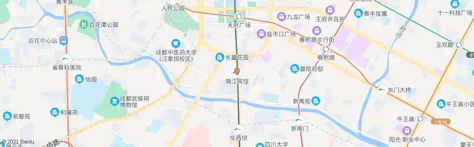 成都锦江宾馆_公交站地图_成都公交_妙搜公交查询2025