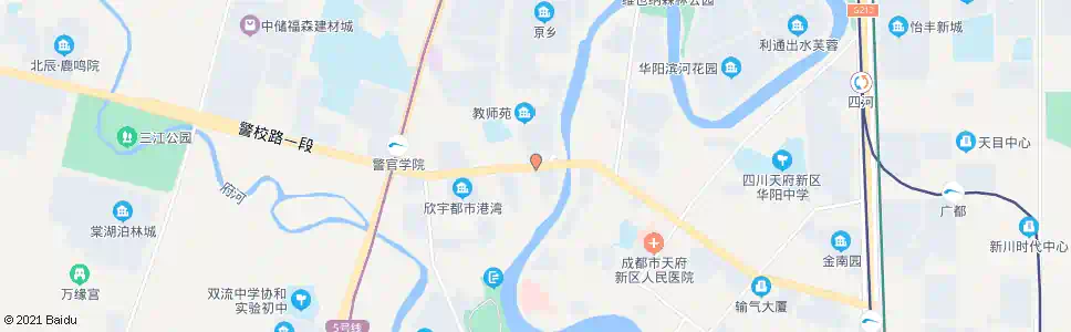 成都双华桥西_公交站地图_成都公交_妙搜公交查询2025