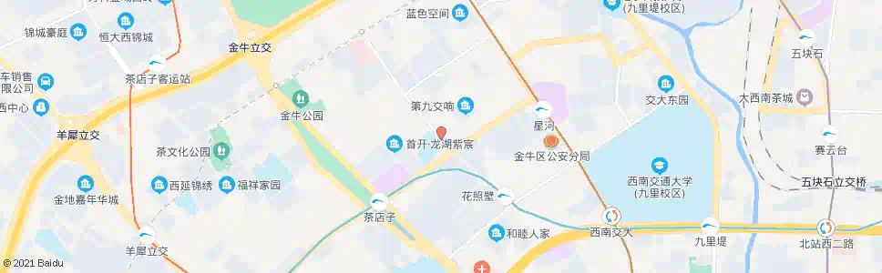 成都花照壁东街东_公交站地图_成都公交_妙搜公交查询2025