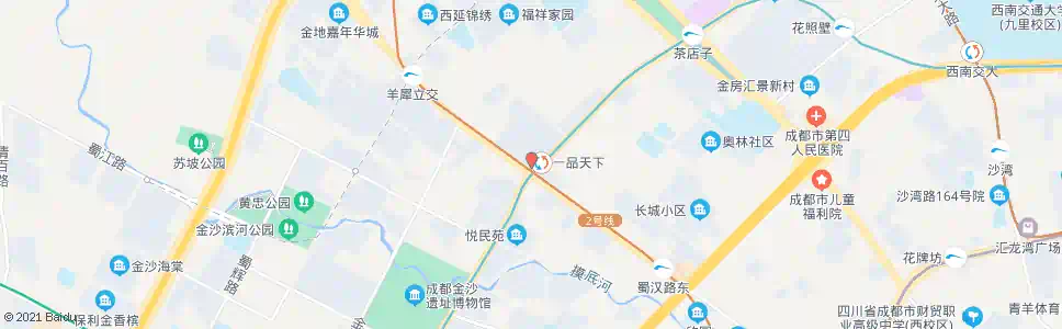 成都一品天下站_公交站地图_成都公交_妙搜公交查询2025