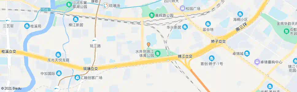 成都琉三路西_公交站地图_成都公交_妙搜公交查询2025