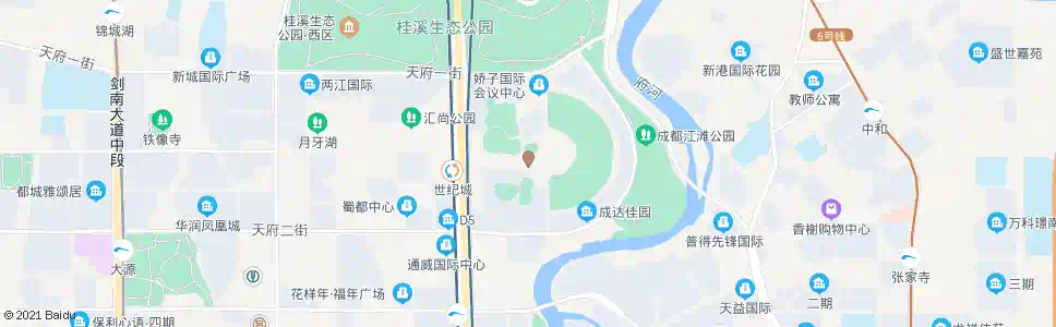 成都新会展中心南侧_公交站地图_成都公交_妙搜公交查询2025