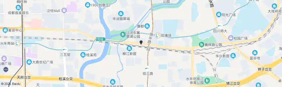 成都红砖桥_公交站地图_成都公交_妙搜公交查询2025