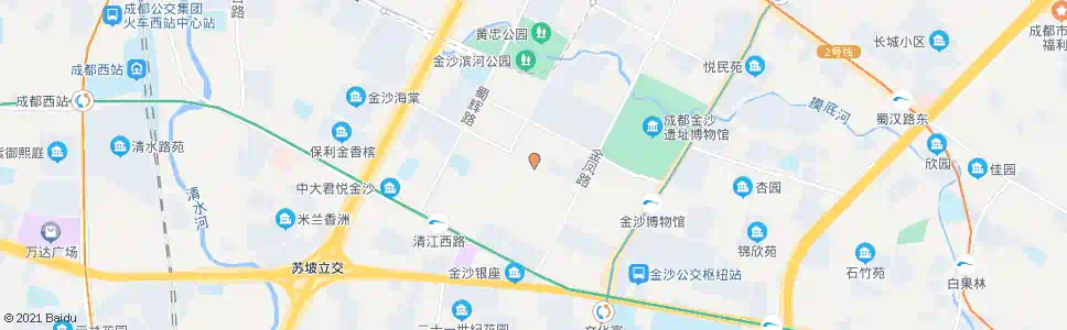 成都金阳路中_公交站地图_成都公交_妙搜公交查询2025