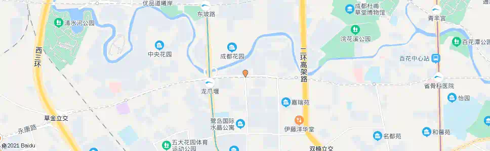 成都龙爪村_公交站地图_成都公交_妙搜公交查询2025