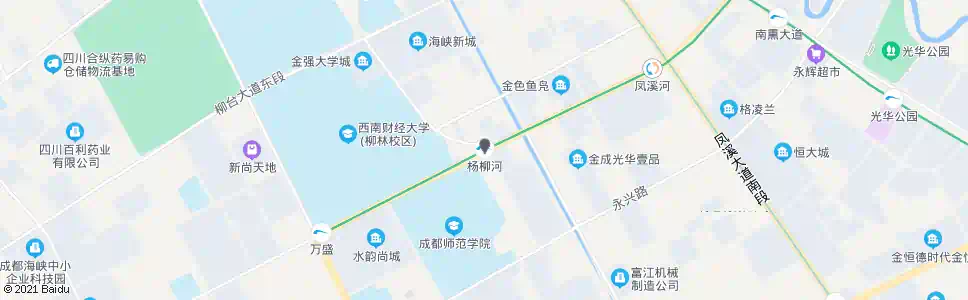 成都杨柳河站_公交站地图_成都公交_妙搜公交查询2025