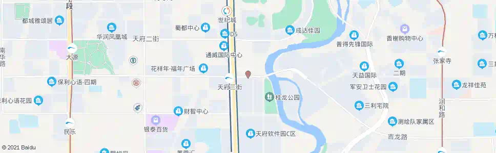 成都天华一路_公交站地图_成都公交_妙搜公交查询2025