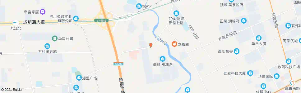 成都草金路江安河大桥_公交站地图_成都公交_妙搜公交查询2025