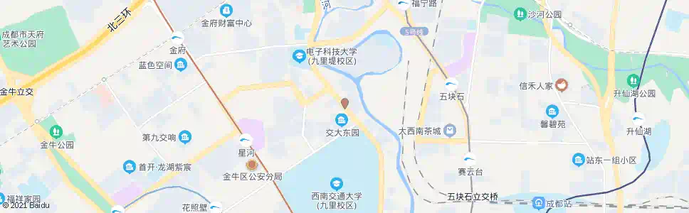 成都九里堤北路_公交站地图_成都公交_妙搜公交查询2025