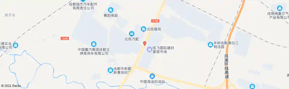 成都佳飞市场_公交站地图_成都公交_妙搜公交查询2025