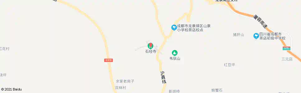 成都石经寺村十五组_公交站地图_成都公交_妙搜公交查询2025