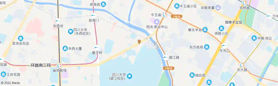 成都九眼桥南_公交站地图_成都公交_妙搜公交查询2025