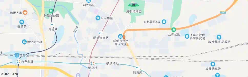 成都昭觉横路东_公交站地图_成都公交_妙搜公交查询2025