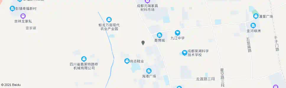 成都蛟龙港北海路南_公交站地图_成都公交_妙搜公交查询2025