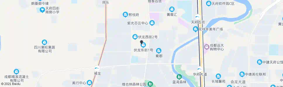 成都伏龙小区_公交站地图_成都公交_妙搜公交查询2025