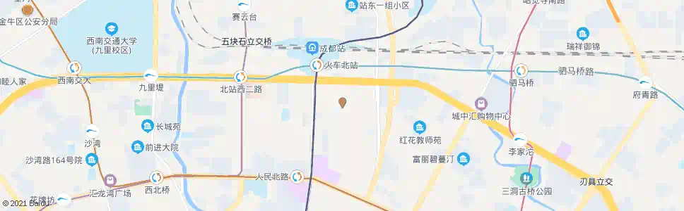 成都肖家村四巷_公交站地图_成都公交_妙搜公交查询2025
