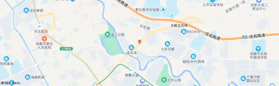 成都南熏大道一段_公交站地图_成都公交_妙搜公交查询2025