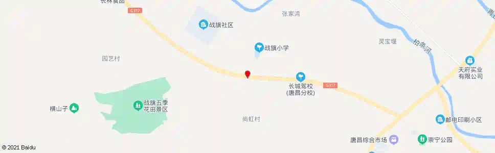 成都战旗村九组_公交站地图_成都公交_妙搜公交查询2025