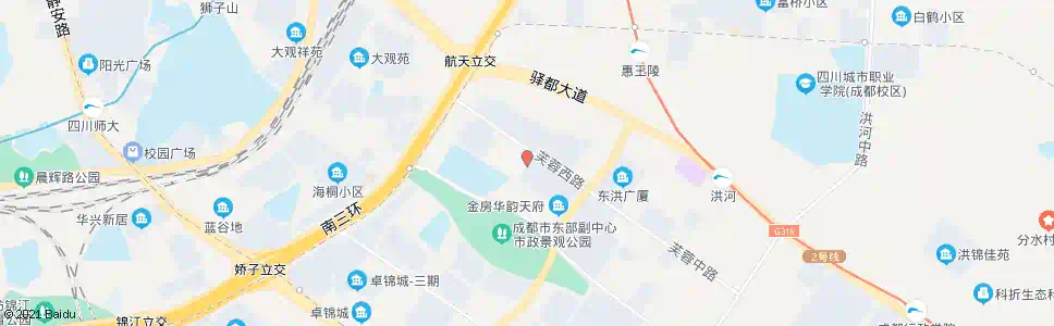 成都枫树街北_公交站地图_成都公交_妙搜公交查询2025