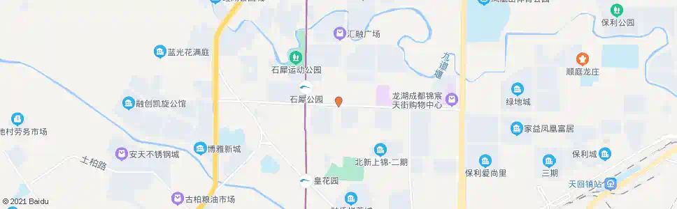 成都大天路中_公交站地图_成都公交_妙搜公交查询2025