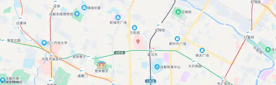 成都三医院附属卫校_公交站地图_成都公交_妙搜公交查询2025