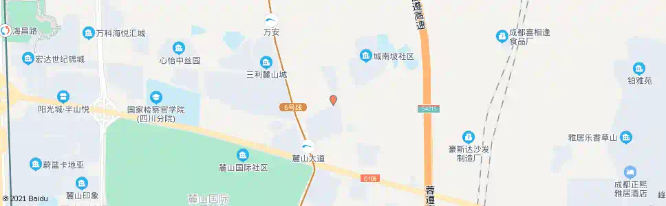 成都万安路西_公交站地图_成都公交_妙搜公交查询2025