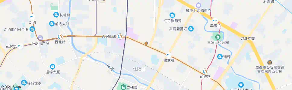成都一环路北三段_公交站地图_成都公交_妙搜公交查询2025
