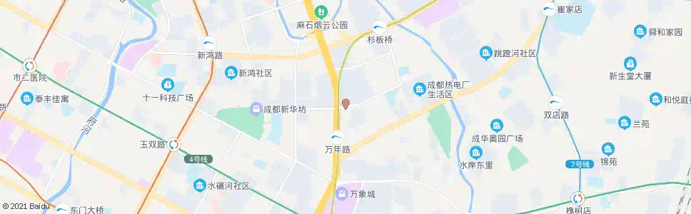 成都东秀二路二环路口_公交站地图_成都公交_妙搜公交查询2025