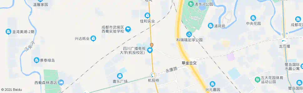 成都机九路口_公交站地图_成都公交_妙搜公交查询2025