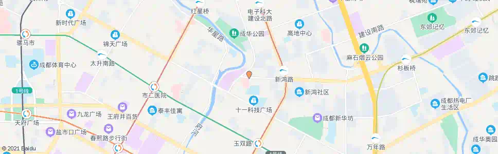 成都新鸿路猛追湾街口_公交站地图_成都公交_妙搜公交查询2025