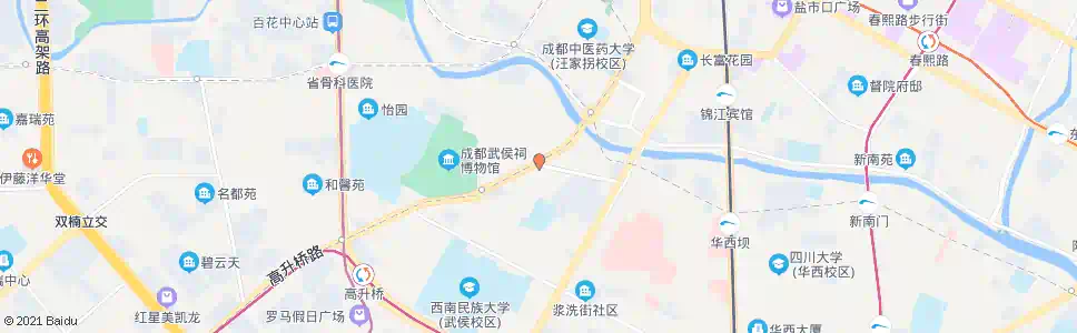 成都武侯祠大街_公交站地图_成都公交_妙搜公交查询2025