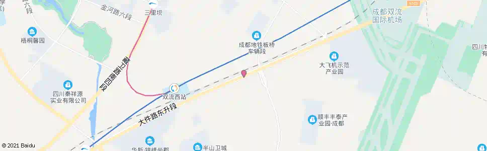 成都航空港路口_公交站地图_成都公交_妙搜公交查询2025