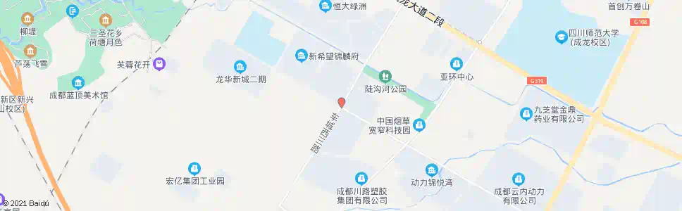 成都车城西三路经开区南二路口_公交站地图_成都公交_妙搜公交查询2025