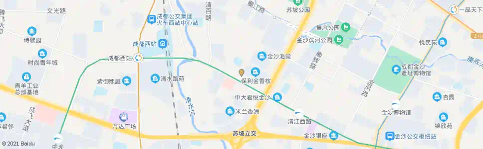 成都蜀鑫路金辉路口_公交站地图_成都公交_妙搜公交查询2025
