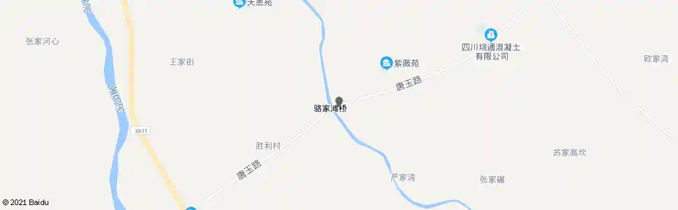 成都骆家滩_公交站地图_成都公交_妙搜公交查询2025