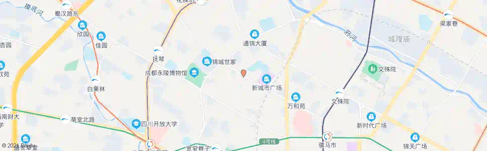 成都西月城街_公交站地图_成都公交_妙搜公交查询2025