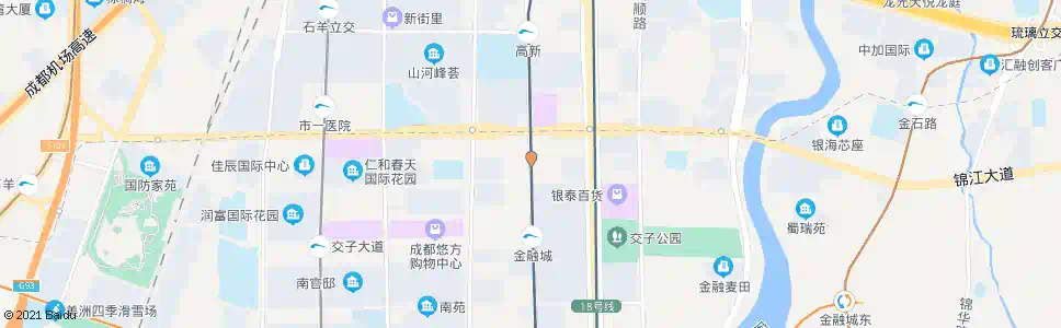 成都交子北一路蜀绣西路口_公交站地图_成都公交_妙搜公交查询2025