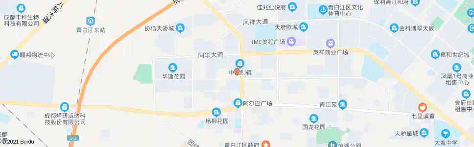成都和盛花园_公交站地图_成都公交_妙搜公交查询2025
