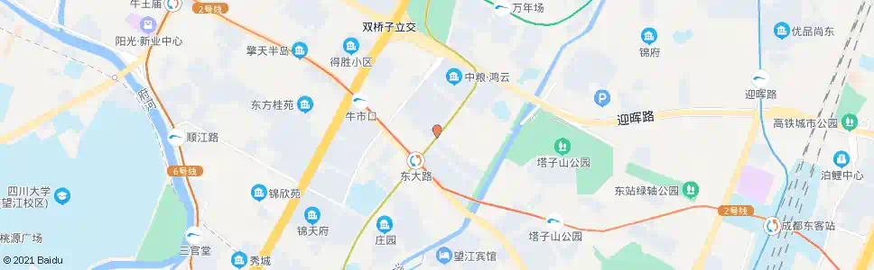 成都汇源北路中_公交站地图_成都公交_妙搜公交查询2025