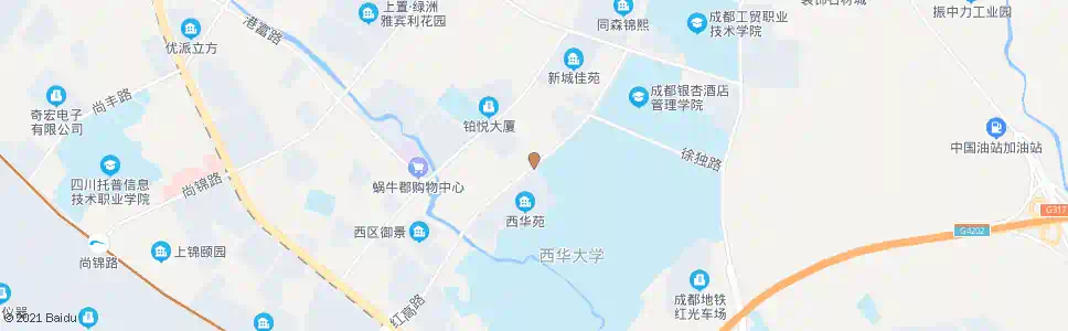 成都西华大学西大门_公交站地图_成都公交_妙搜公交查询2025