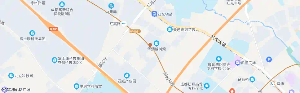 成都万安工业园_公交站地图_成都公交_妙搜公交查询2025