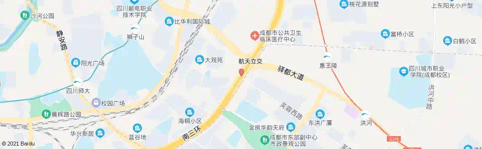 成都南三环路一段内侧_公交站地图_成都公交_妙搜公交查询2025
