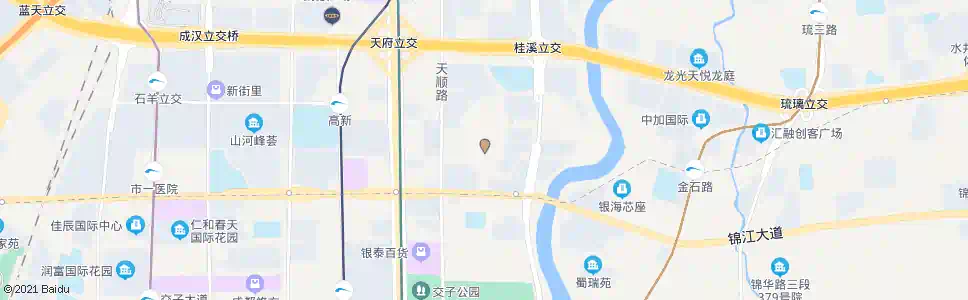 成都天府长城_公交站地图_成都公交_妙搜公交查询2025