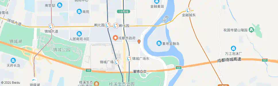 成都科华南路锦悦东路口_公交站地图_成都公交_妙搜公交查询2025