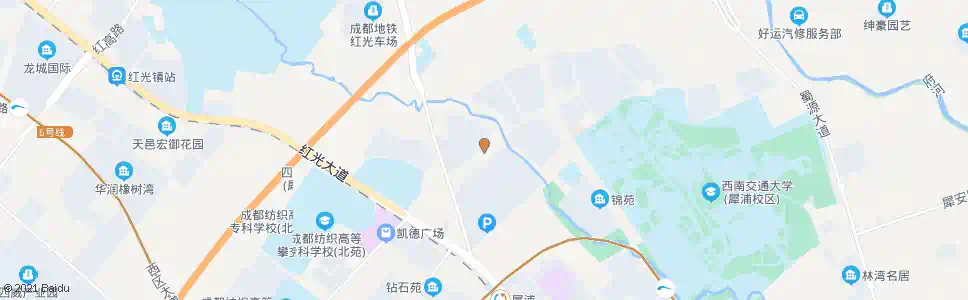 成都校园路西_公交站地图_成都公交_妙搜公交查询2025