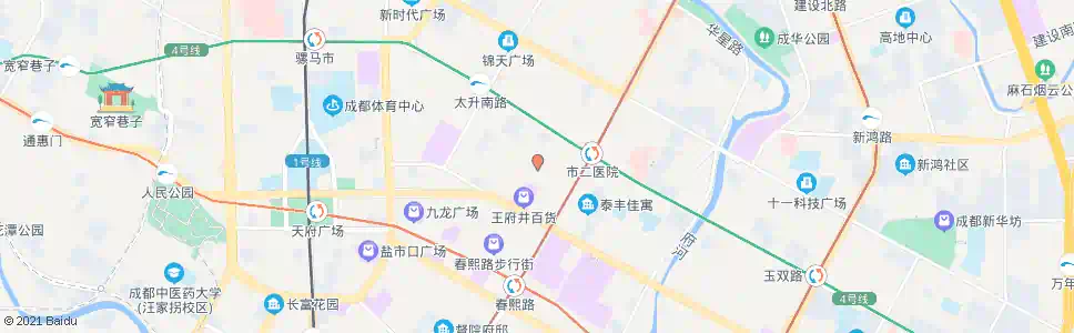 成都梓潼桥西街_公交站地图_成都公交_妙搜公交查询2025