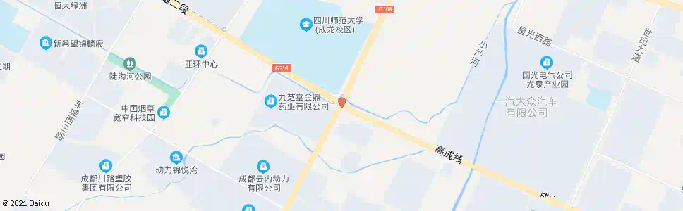 成都回龙寺_公交站地图_成都公交_妙搜公交查询2025