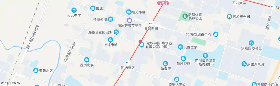 成都蓉都大道南二段_公交站地图_成都公交_妙搜公交查询2025