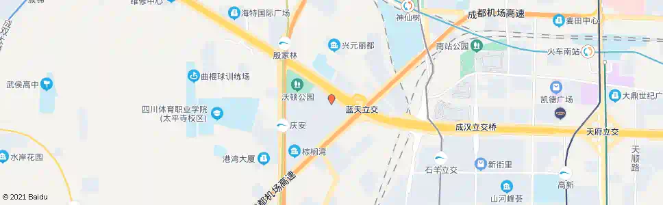 成都美洲花园_公交站地图_成都公交_妙搜公交查询2025