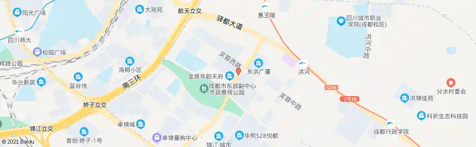 成都锦江大道芙蓉路口_公交站地图_成都公交_妙搜公交查询2025